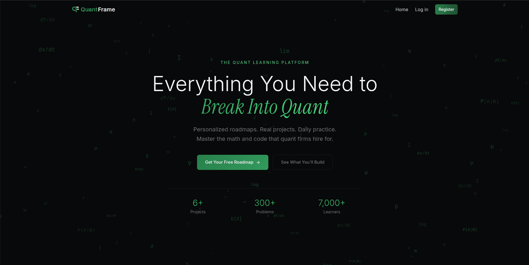 QuantFrame.io — Built with Build This Now