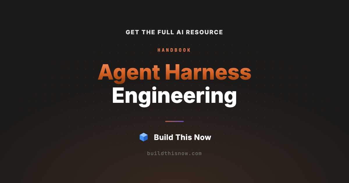 Agent Harness Engineering | Build This Now