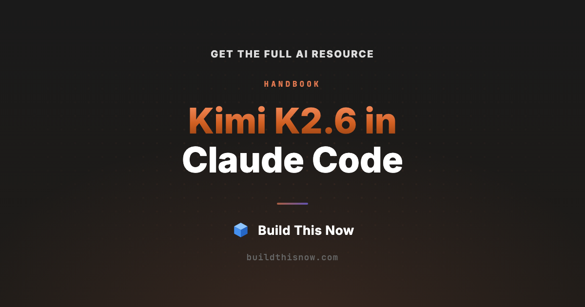 Fund Code K2 Kimi K2.6: What Actually Changed | Build This Now