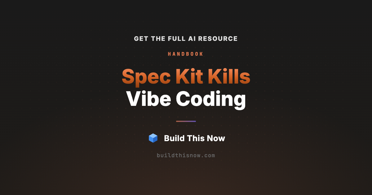 GitHub Spec Kit: Spec-Driven Development That Kills Vibe Coding | Build ...