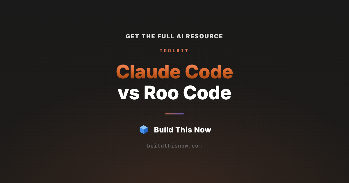 Claude Code vs Roo Code in 2026 | Build This Now
