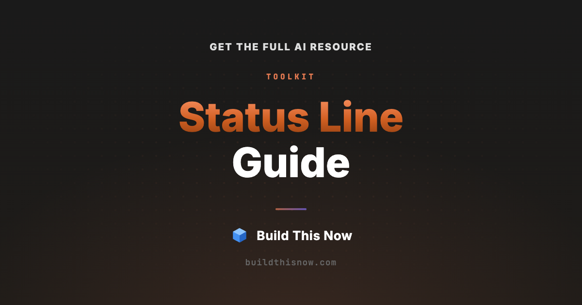 Status Line Guide | Build This Now